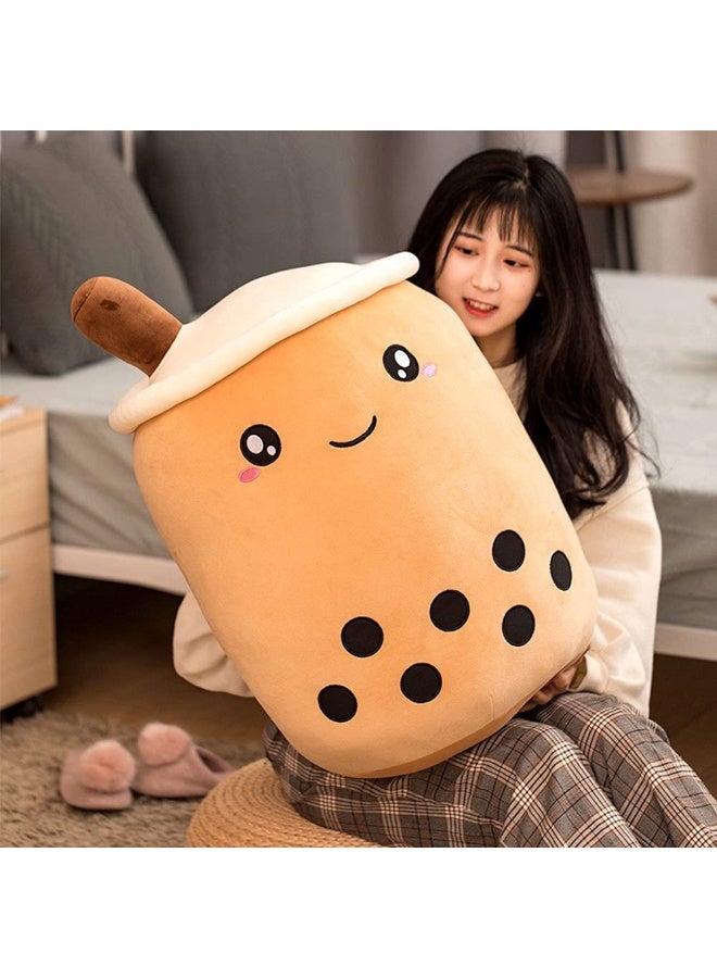 Mordely Cute Boba Tea Plush Stuffed Animal 20 Inch Bubble Tea Kawaii Plushies Cartoon Soft Milk Tea Cup Cuddly Pillow Home Hugging Birthday Gift for Children Kids Boys Girl Room Decor Bedtime - Image 4